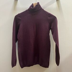 Gap Women’s Burgundy Turtleneck Sweater New Without Tag Size S